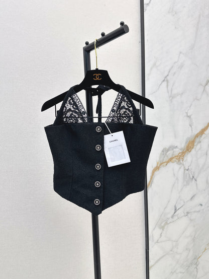 Chan 25ss lace tube top