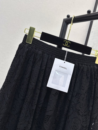 Chan 25ss lace skirt