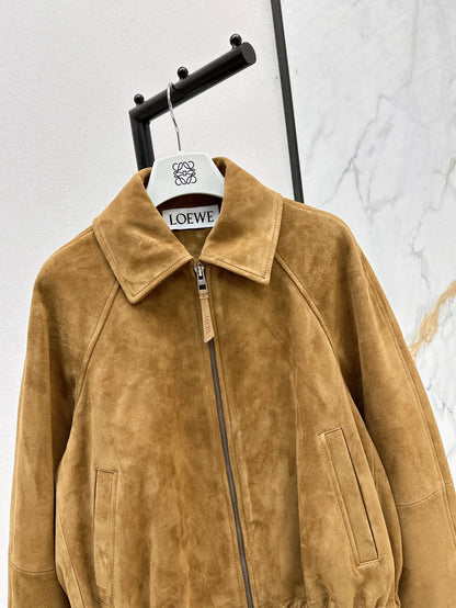 Loe 25fw suede jacket