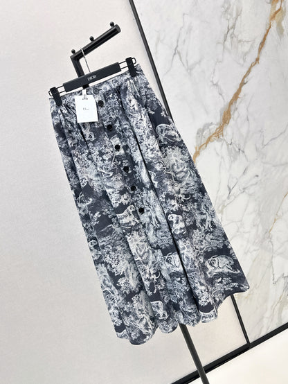 CD 25ss printed skirt