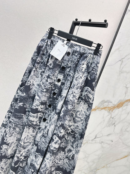 CD 25ss printed skirt