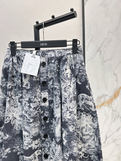 CD 25ss printed skirt