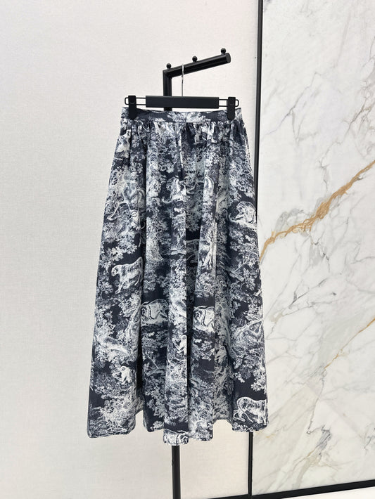 CD 25ss printed skirt