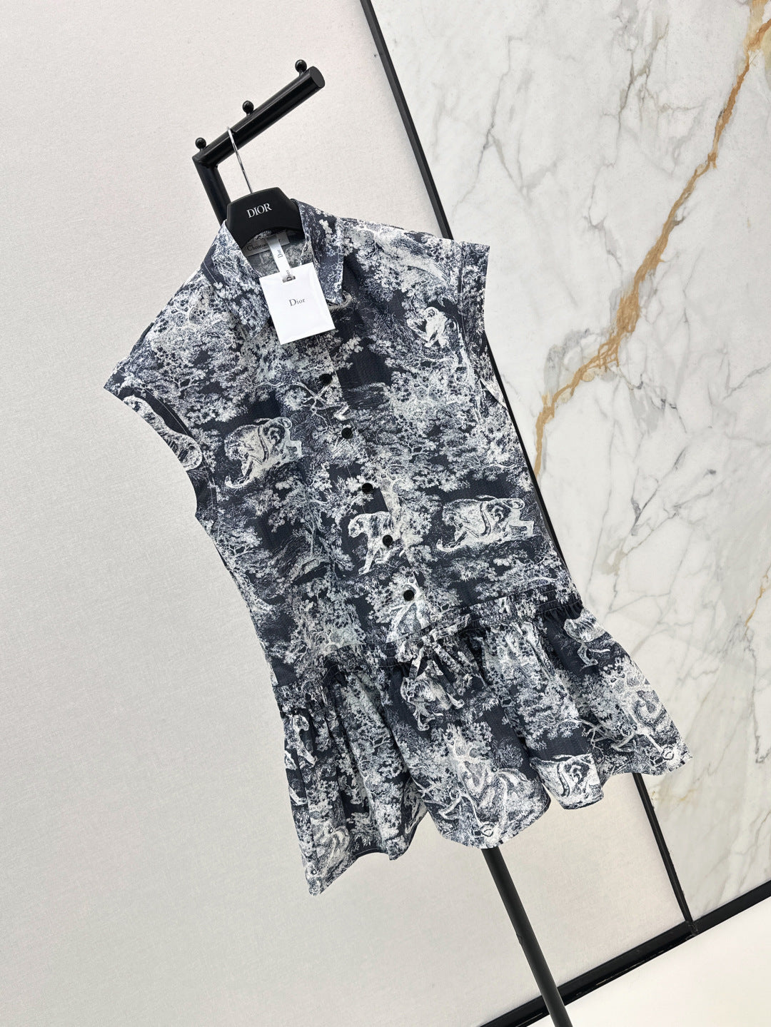 CD 25ss printed dress