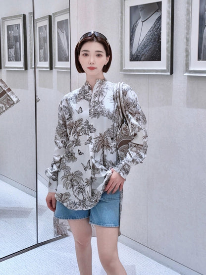 CD 25ss silk shirt