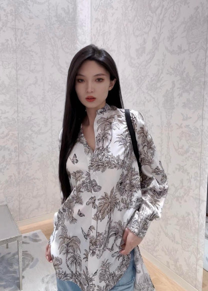 CD 25ss silk shirt