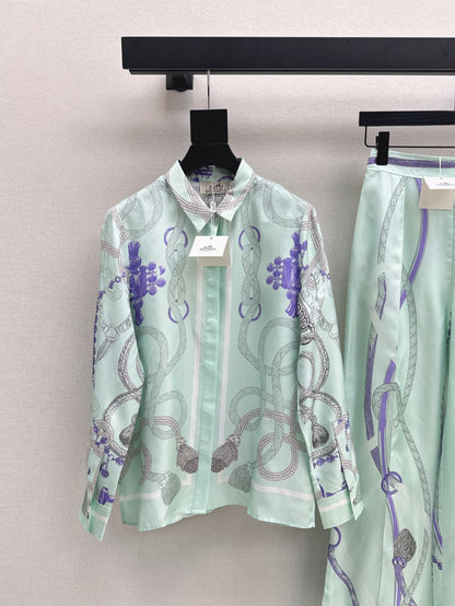 Herm 25fw Silk shirt