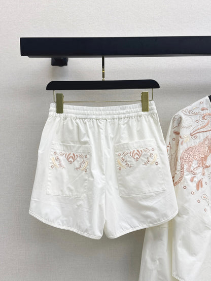 Herm 25fw embroidered suit