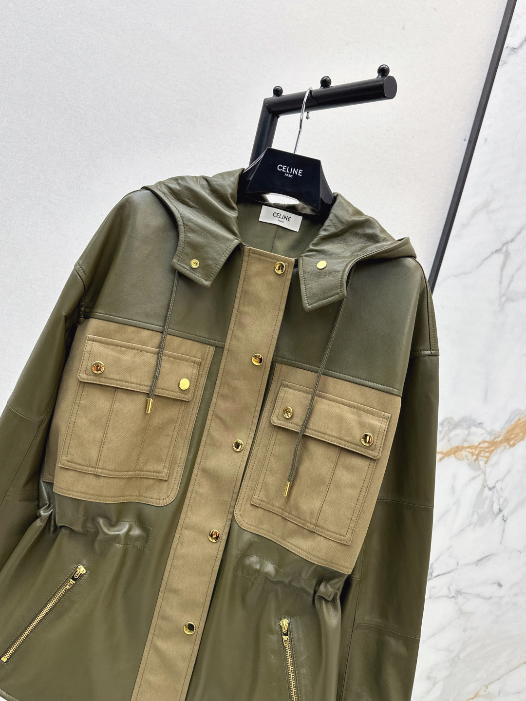 Celi 25fw leather jacket