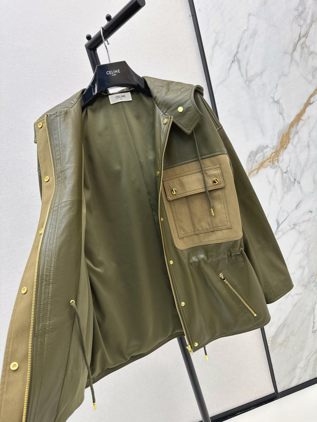 Celi 25fw leather jacket