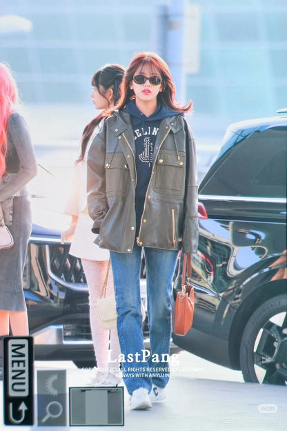 Celi 25fw leather jacket