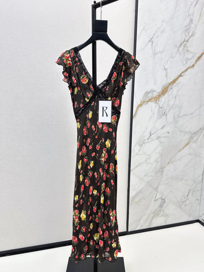 RL 25ss silk dress
