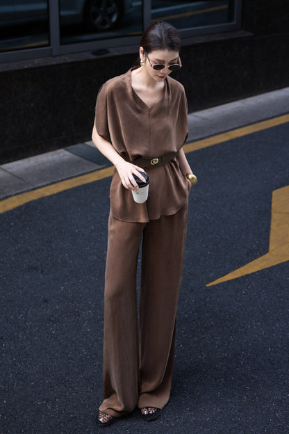 Loro 25ss cupro suit