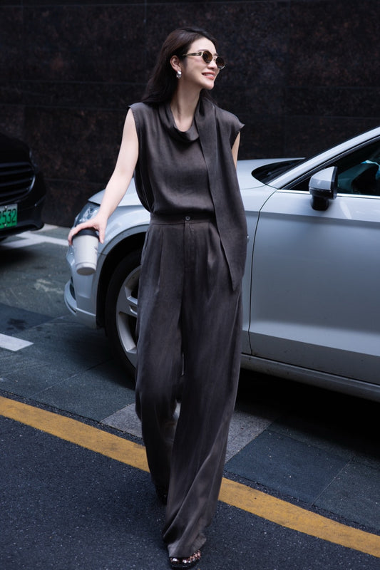 Loro 25ss cupro suit