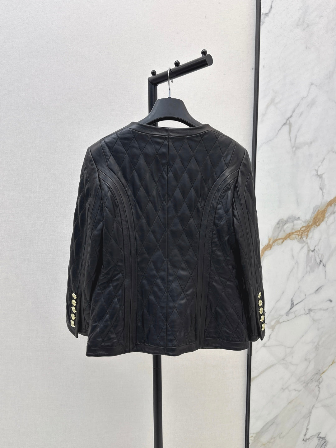 Bal 25fw leather jacket