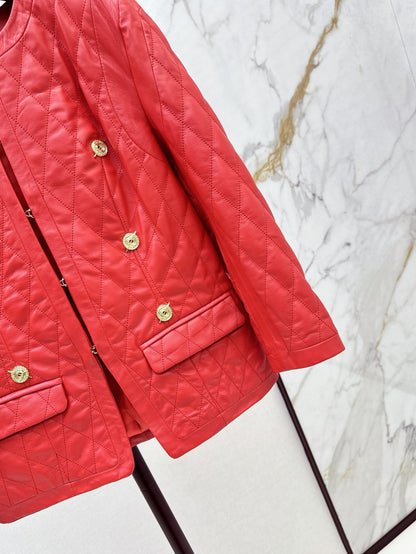 Bal 25fw leather jacket