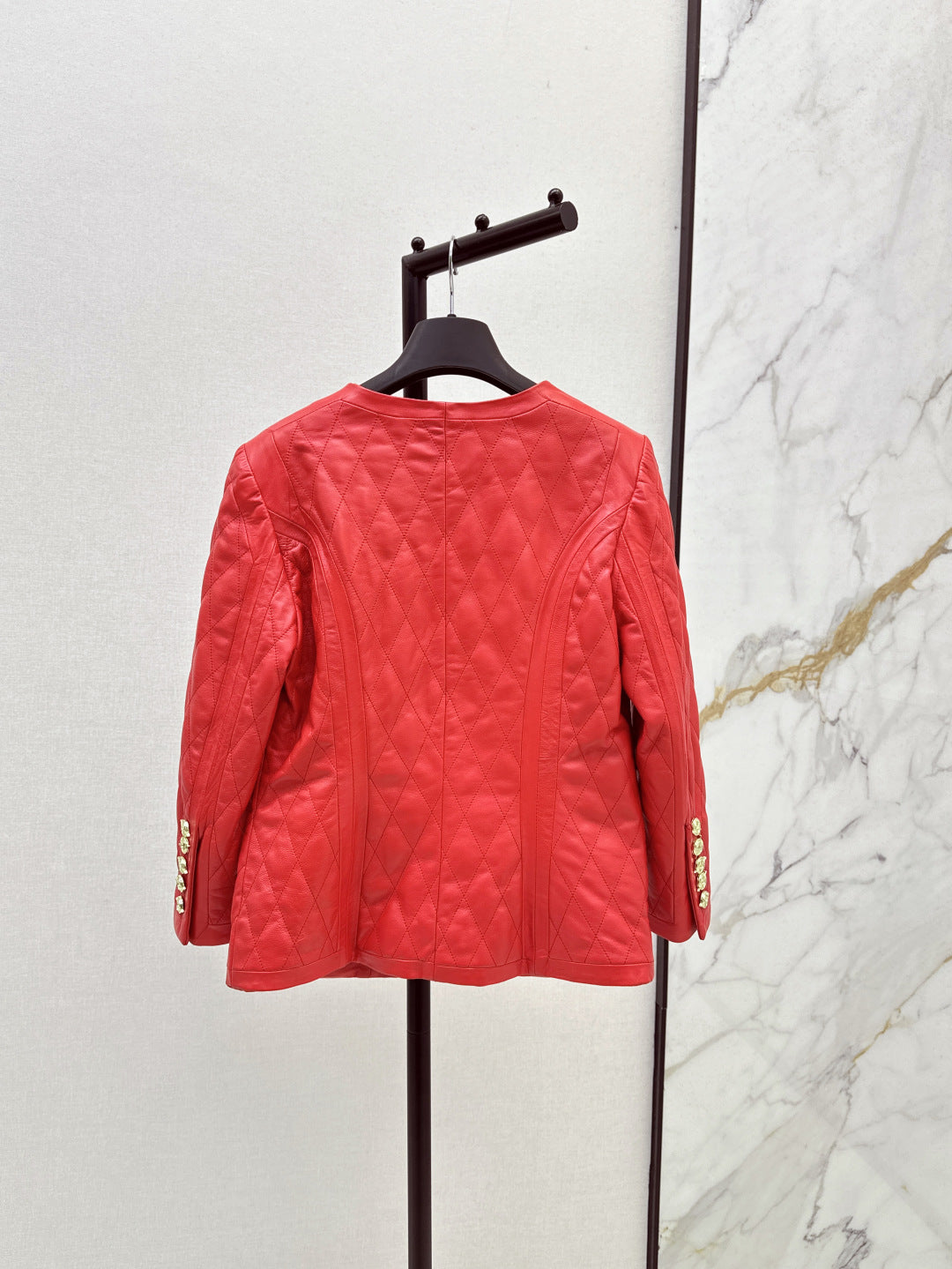 Bal 25fw leather jacket