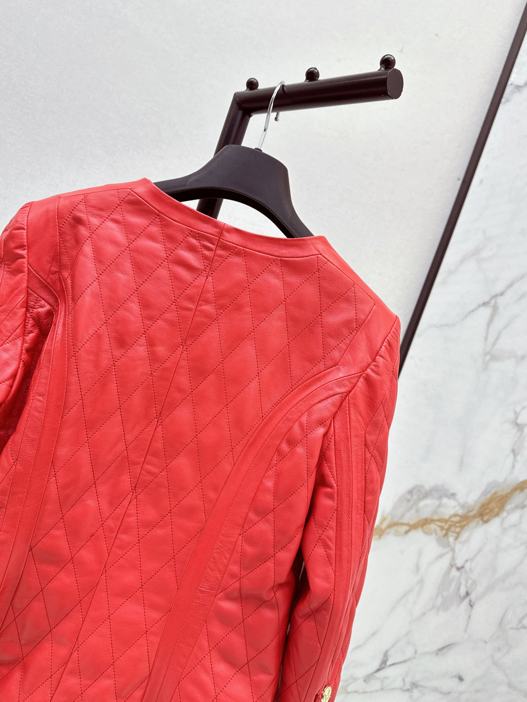 Bal 25fw leather jacket