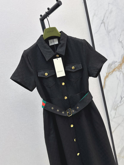 Guc 25ss jacquard dress
