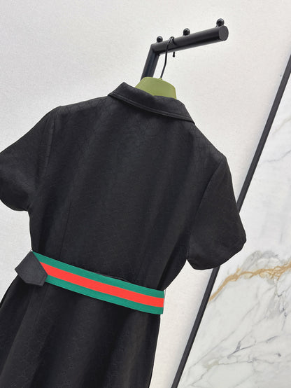 Guc 25ss jacquard dress