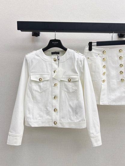 Bal 25fw denim suit