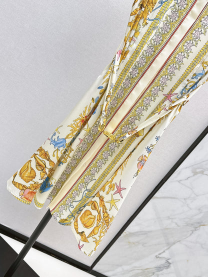 Vers 25ss printed dress