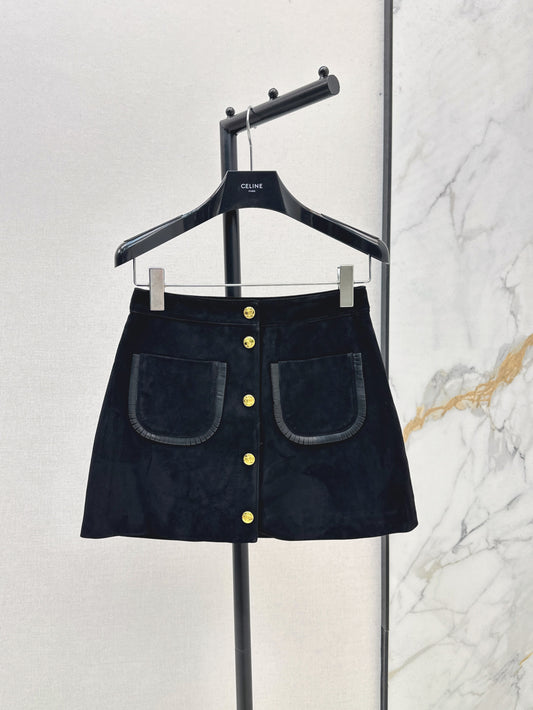 Celi 25fw suede skirt