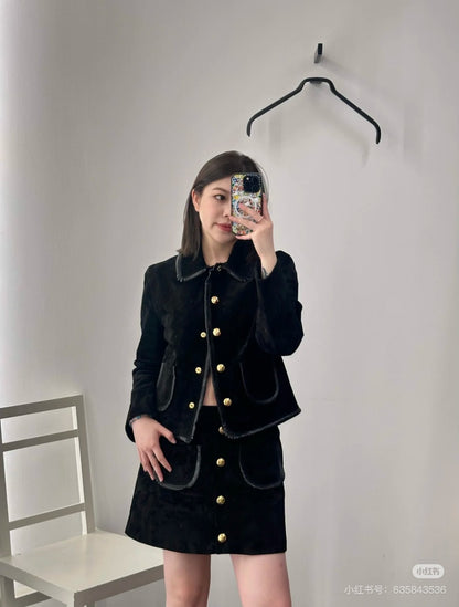 Celi 25fw suede jacket