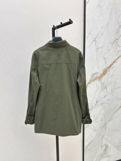 Saint lau 25fw embroidered shirt