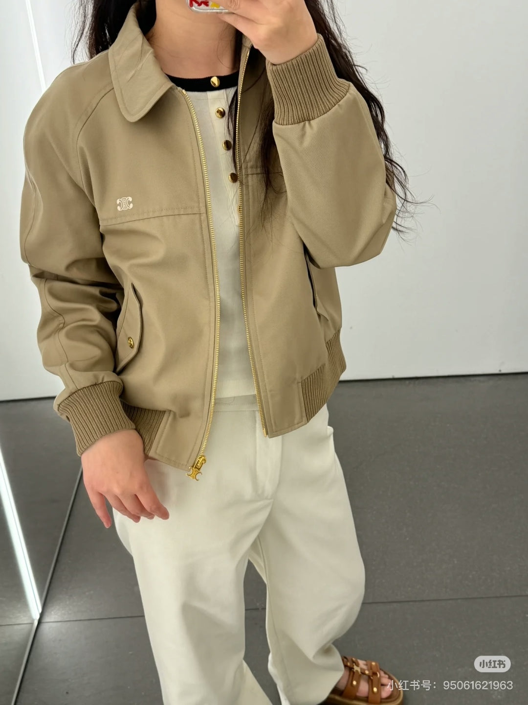 Celi 25fw embroidered jacket