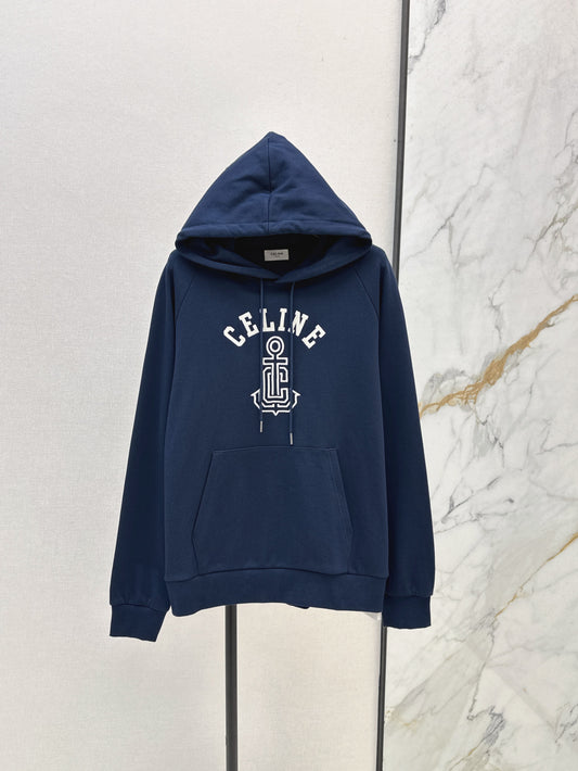 Celi 25fw embroidered hoodie