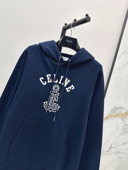 Celi 25fw embroidered hoodie