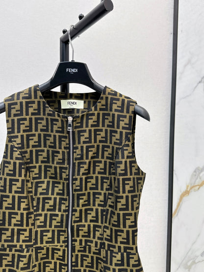 Fend 25fw jacquard dress