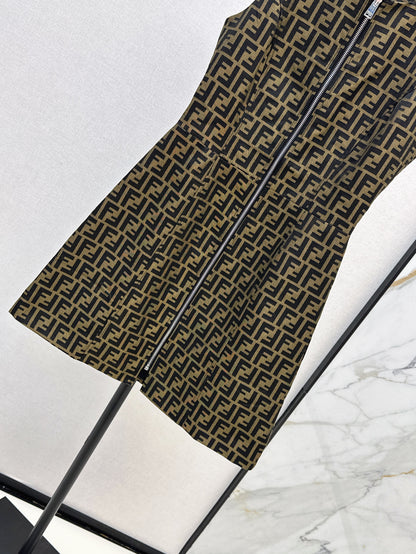 Fend 25fw jacquard dress