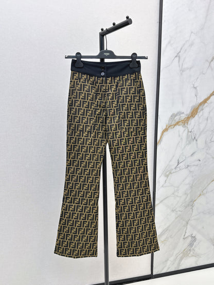 Fend 25fw jacquard pants