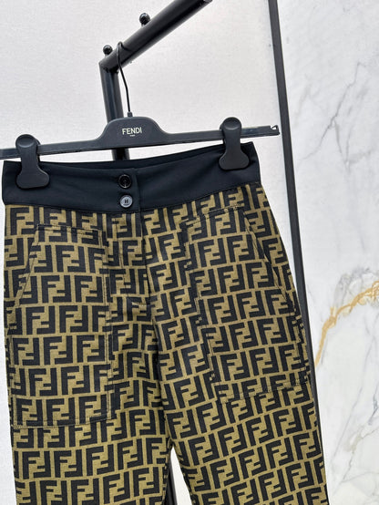Fend 25fw jacquard pants