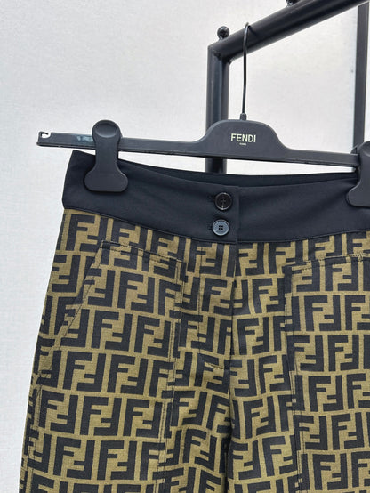 Fend 25fw jacquard pants