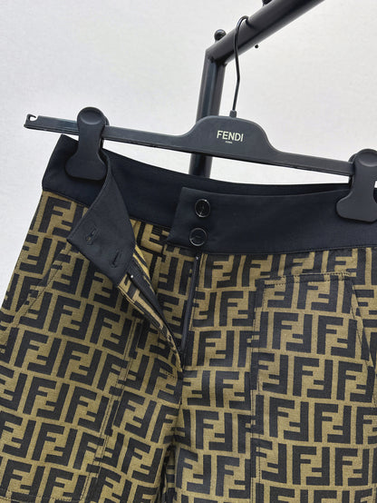 Fend 25fw jacquard pants