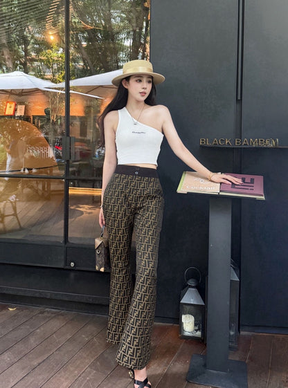 Fend 25fw jacquard pants