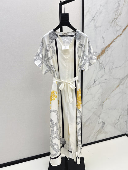 Herm 25ss silk dress