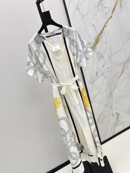 Herm 25ss silk dress