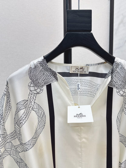 Herm 25ss silk dress
