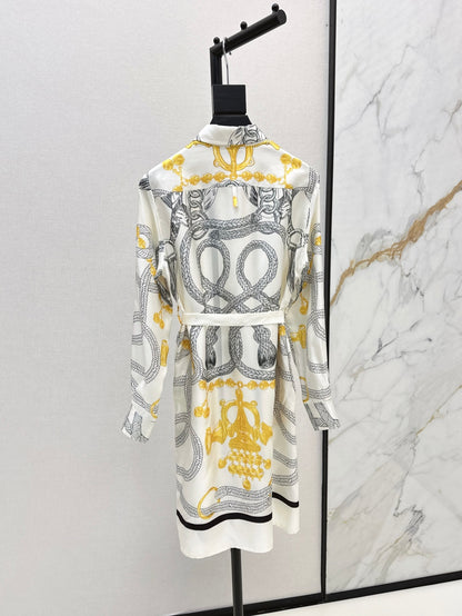 Herm 25ss silk dress
