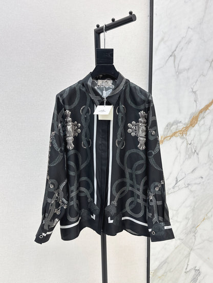 Herm 25ss silk shirt