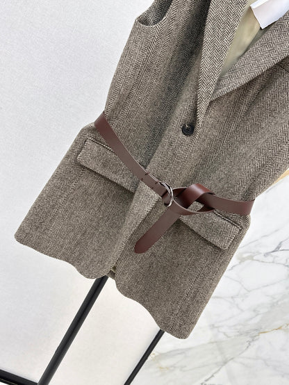 Brun 25fw wool vest