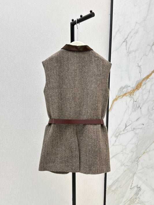 Brun 25fw wool vest