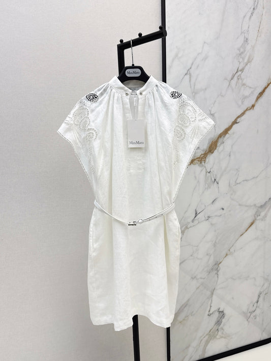 Max 25ss embroidered dress