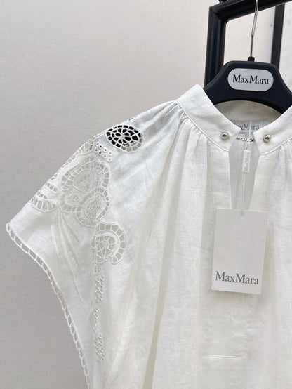 Max 25ss embroidered dress