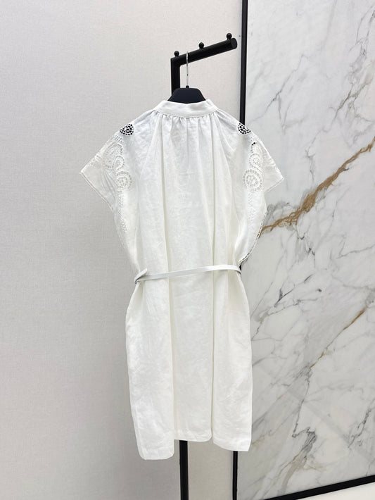 Max 25ss embroidered dress