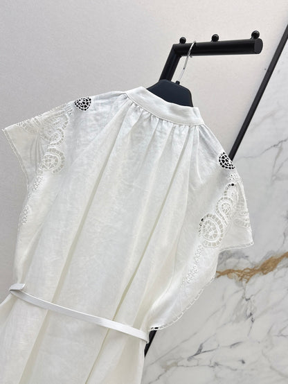 Max 25ss embroidered dress